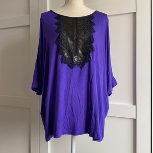 Michel Studio - Royal Purple Top
